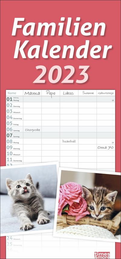 times & more Katzen Familienplaner 2023