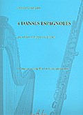 4 danses espagnolespour flute et harpe (piano)