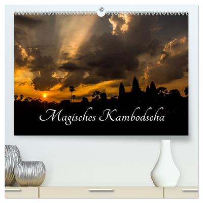 Magisches Kambodscha (hochwertiger Premium Wandkalender 2025 DIN A2 quer), Kunstdruck in Hochglanz