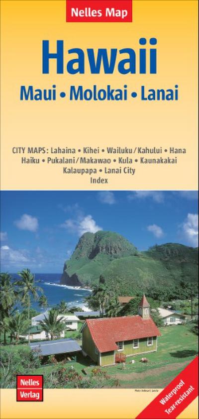 Nelles Map Hawaii: Maui Molokai Lanai