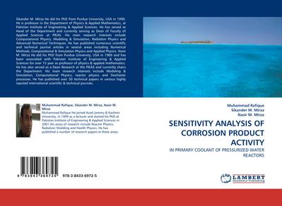 SENSITIVITY ANALYSIS OF CORROSION PRODUCT ACTIVITY