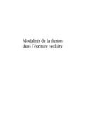 Modalites de la fiction dans l’ecriture scolaire