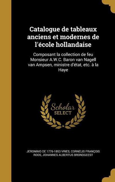 Catalogue de tableaux anciens et modernes de l’école hollandaise