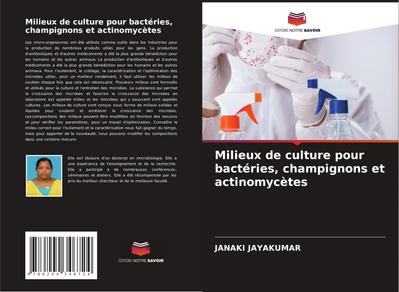 Milieux de culture pour bactéries, champignons et actinomycètes