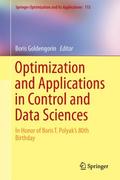 Optimization and Its Applications in Control and Data Sciences