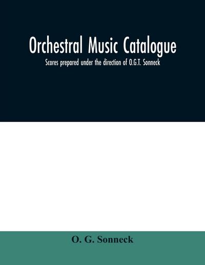 Orchestral music catalogue