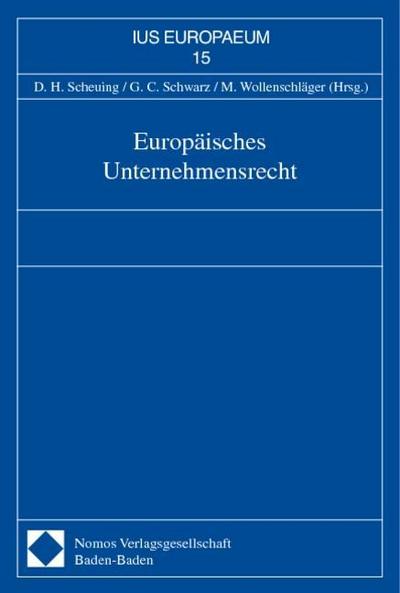 Europäisches Unternehmensrecht
