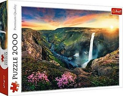 Haifoss Wasserfall (Puzzle)