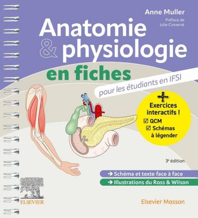Anatomie et physiologie en fiches pour les etudiants en IFSI