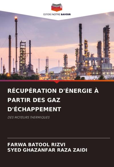 RÉCUPÉRATION D’ÉNERGIE À PARTIR DES GAZ D’ÉCHAPPEMENT