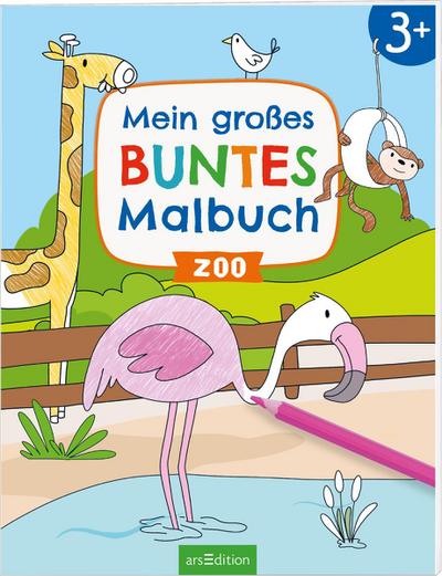 Mein großes buntes Malbuch - Zoo
