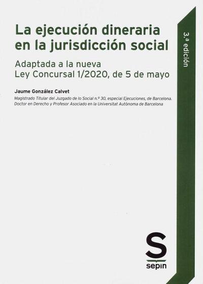 La ejecución dineraria en la jurisdicción social