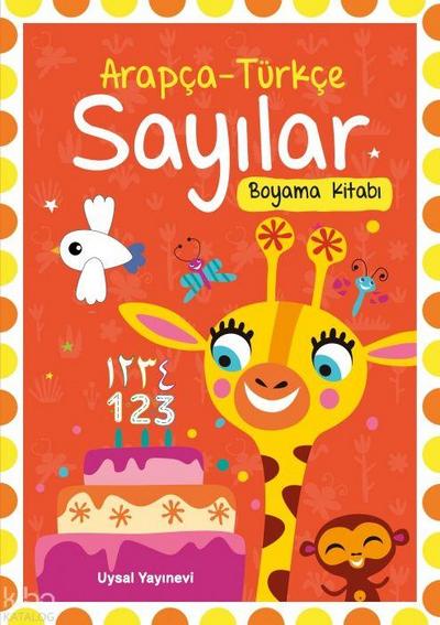 Arapca - Türkce Sayilar Boyama Kitabi
