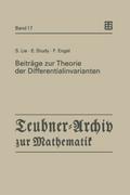 Beiträge zur Theorie der Differentialinvarianten