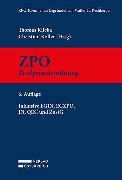 ZPO - Zivilprozessordnung