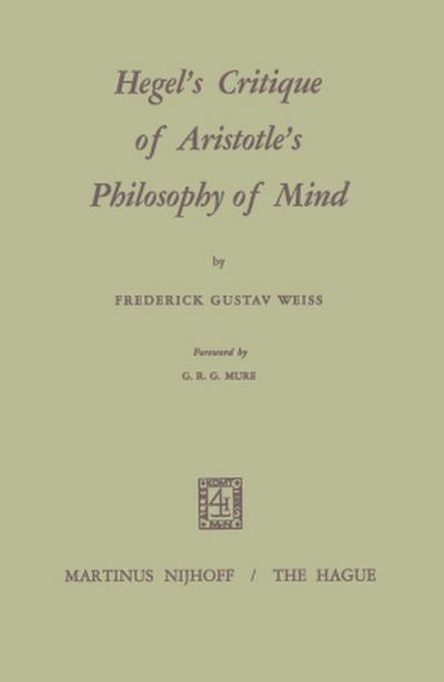 Hegel’s Critique of Aristotle’s Philosophy of Mind