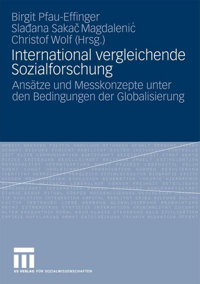 International vergleichende Sozialforschung