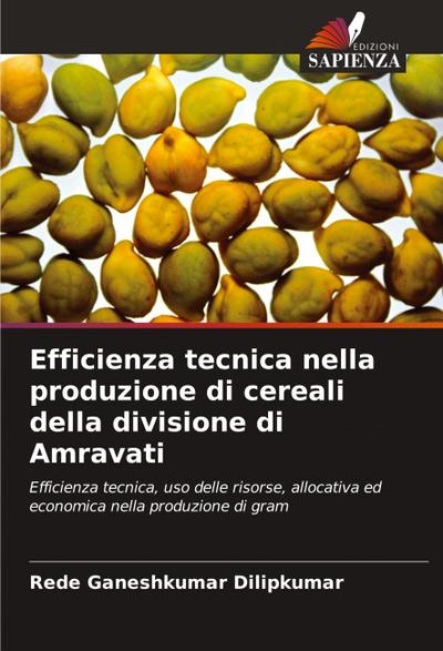 Efficienza tecnica nella produzione di cereali della divisione di Amravati