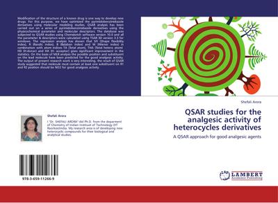 QSAR studies for the analgesic activity of heterocycles derivatives