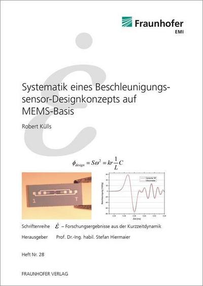 Systematik eines Beschleunigungssensor-Designkonzepts auf MEMS-Basis.