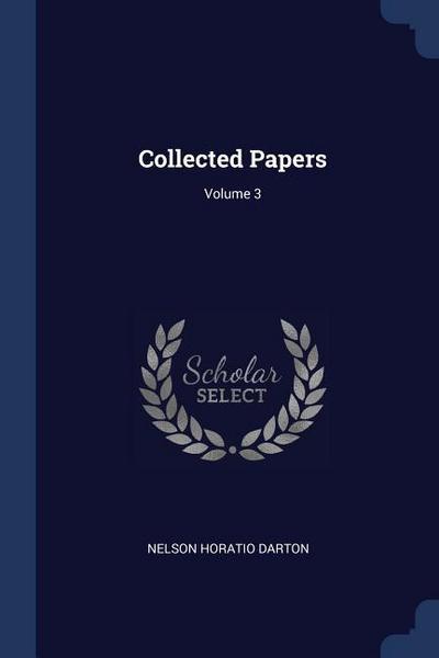 Collected Papers; Volume 3