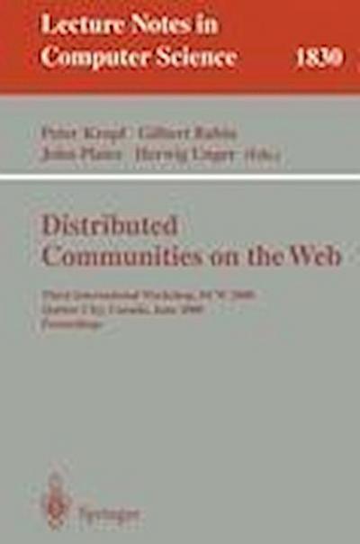 Distributed Communities on the Web