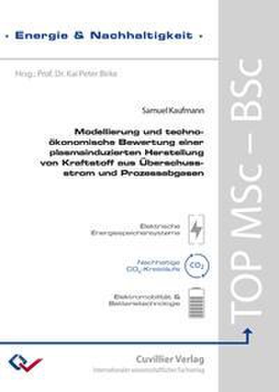 Modellierung und techno-ökonomische Bewertung einer plasmainduzierten Herstellung von Kraftstoff aus Überschussstrom und Prozessabgasen