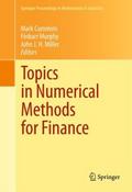 Topics in Numerical Methods for Finance