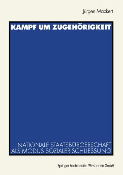 Kampf um Zugehörigkeit