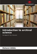 Introduction to archival science