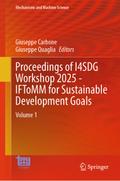 Proceedings of I4SDG Workshop 2025 - IFToMM for Sustainable Development Goals