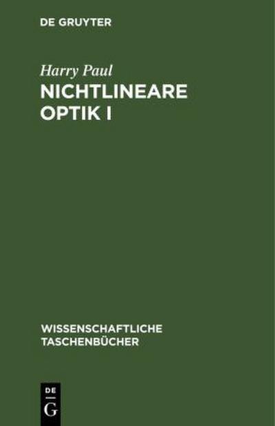Nichtlineare Optik I