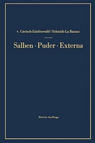 Salben · Puder · Externa