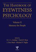 Handbook Of Eyewitness Psychology 2 Volume Set