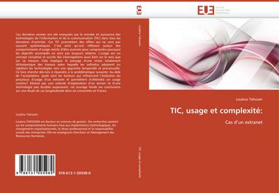 TIC, usage et complexité - Loubna Tahssain
