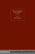 Bilateral and Regional Trade Agreements