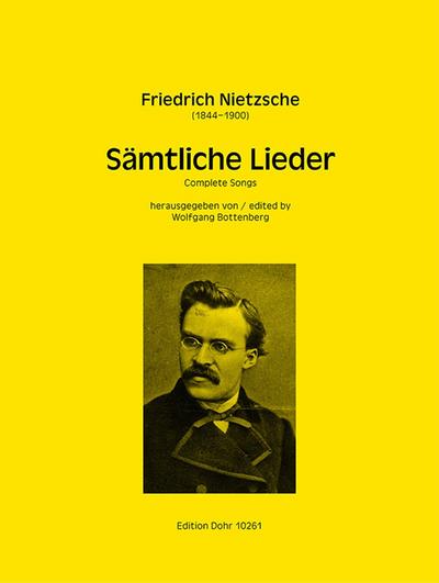 Sämtliche Liederfür Gesang und Klavier