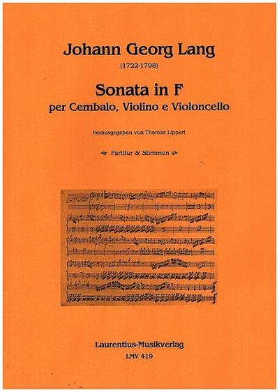 Sonata in Ffür Cembalo, Violine und Violoncello
