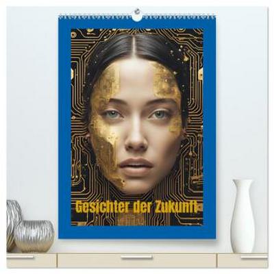 Gesichter der Zukunft (hochwertiger Premium Wandkalender 2026 DIN A2 hoch), Kunstdruck in Hochglanz