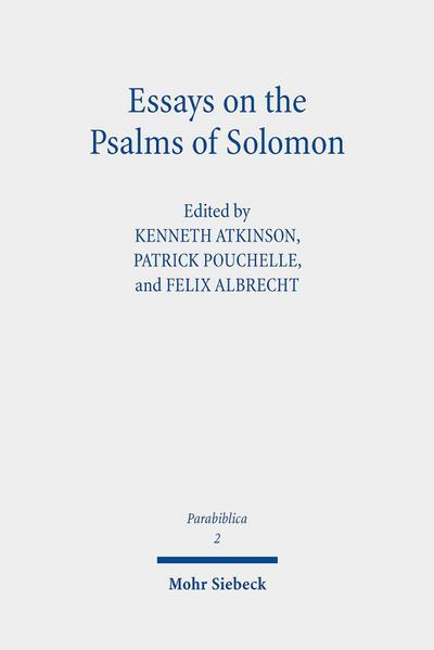 Essays on the Psalms of Solomon