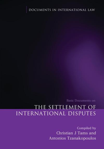 The Settlement of International Disputes
