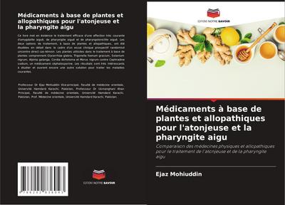 Médicaments à base de plantes et allopathiques pour l’atonjeuse et la pharyngite aigu