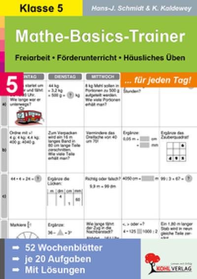Mathe-Basics-Trainer / 5. Schuljahr Für jeden Tag!