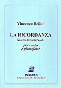 La Ricordanzaper soprano e pianoforte