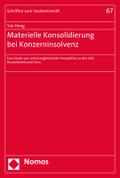 Materielle Konsolidierung bei Konzerninsolvenz