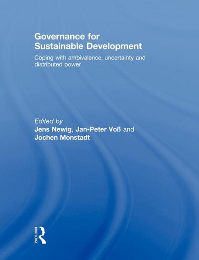 Governance for Sustainable Development