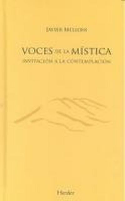 Voces de la mística : invitación a la contemplación