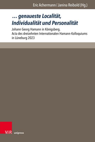 ... genaueste Localität, Individualität und Personalität