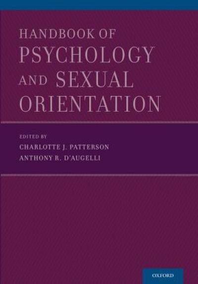 Handbook of Psychology and Sexual Orientation