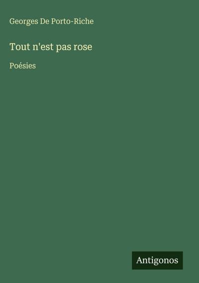 Tout n’est pas rose